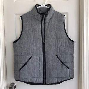 Merona - Black/White Puffer Vest